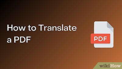 How to Translate a PDF